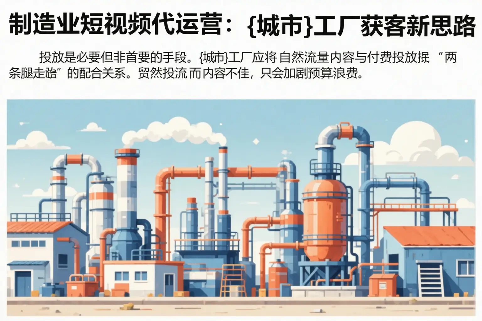 制造业短视频代运营：临猗工厂获客新思路